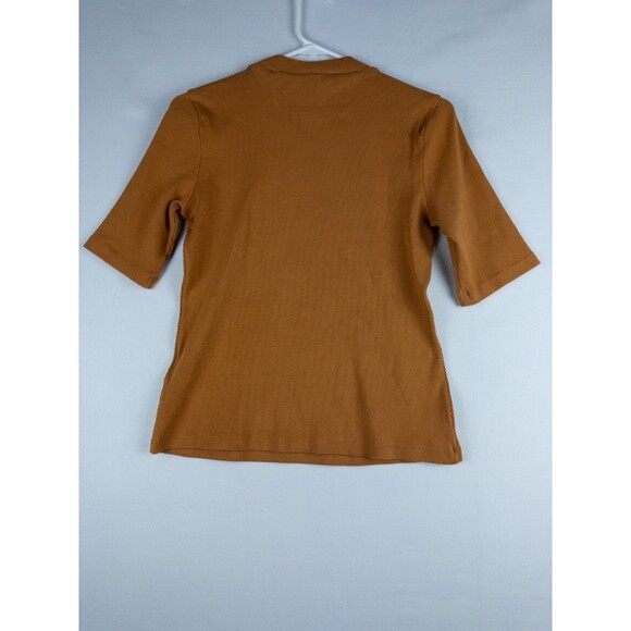 nwt $48‎ Maeve Anthropologie Sweater Womens S Tan Pullover Knit Cotton Blend - Picture 2 of 9